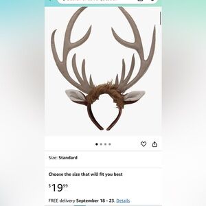 Sven Reindeer Antler Headband